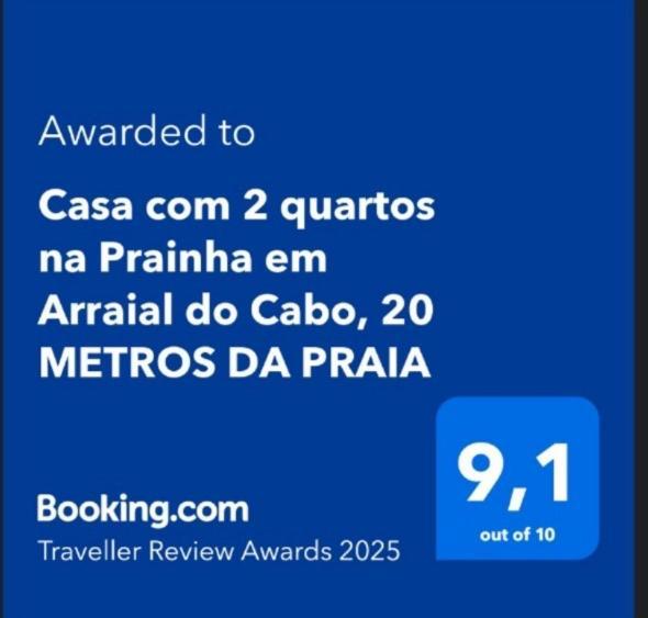 Casa Com 2 Quartos Na Prainha Em Arraial Do Cabo, 20 Metros Da Praia 外观 照片